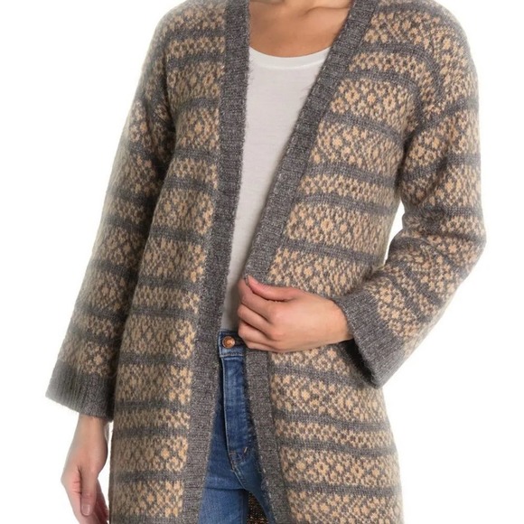 BB Dakota Fair Isle Sweater cardigan NWT - Picture 4 of 9